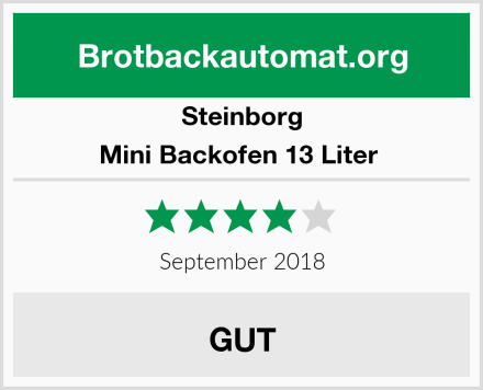 Steinborg Mini Backofen 13 Liter  Test