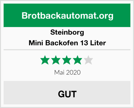 Steinborg Mini Backofen 13 Liter Test
