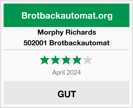 Morphy Richards 502001 Brotbackautomat Test