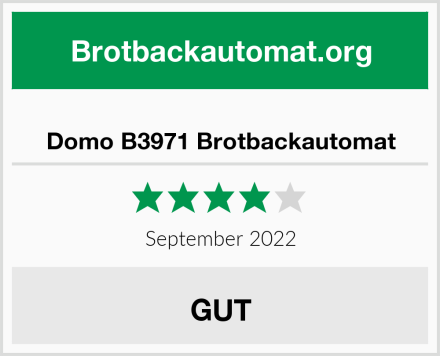 Domo B3971 Brotbackautomat Test