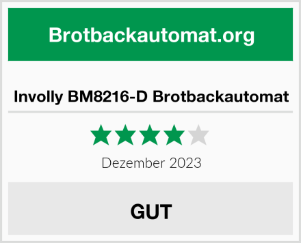  Involly BM8216-D Brotbackautomat Test
