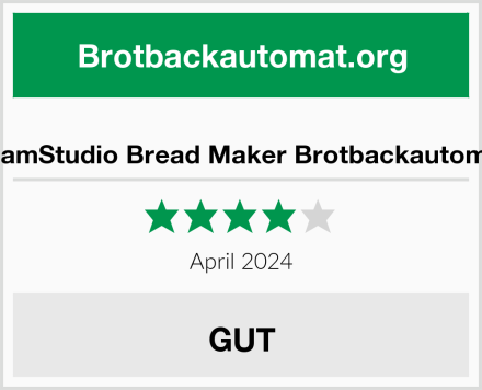  GramStudio Bread Maker Brotbackautomat Test